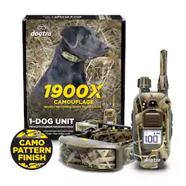 Dogtra - 1900X Camouflage E-Collar for Dog Training - 3/4 Mile Range, Waterproof, Rechargeable, Dogs 35 lbs and Up - Green