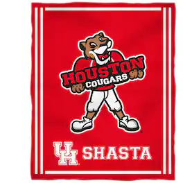 Vive La Fete - Houston Cougars 36'' x 48'' Children's Mascot Plush Blanket - Multicolor