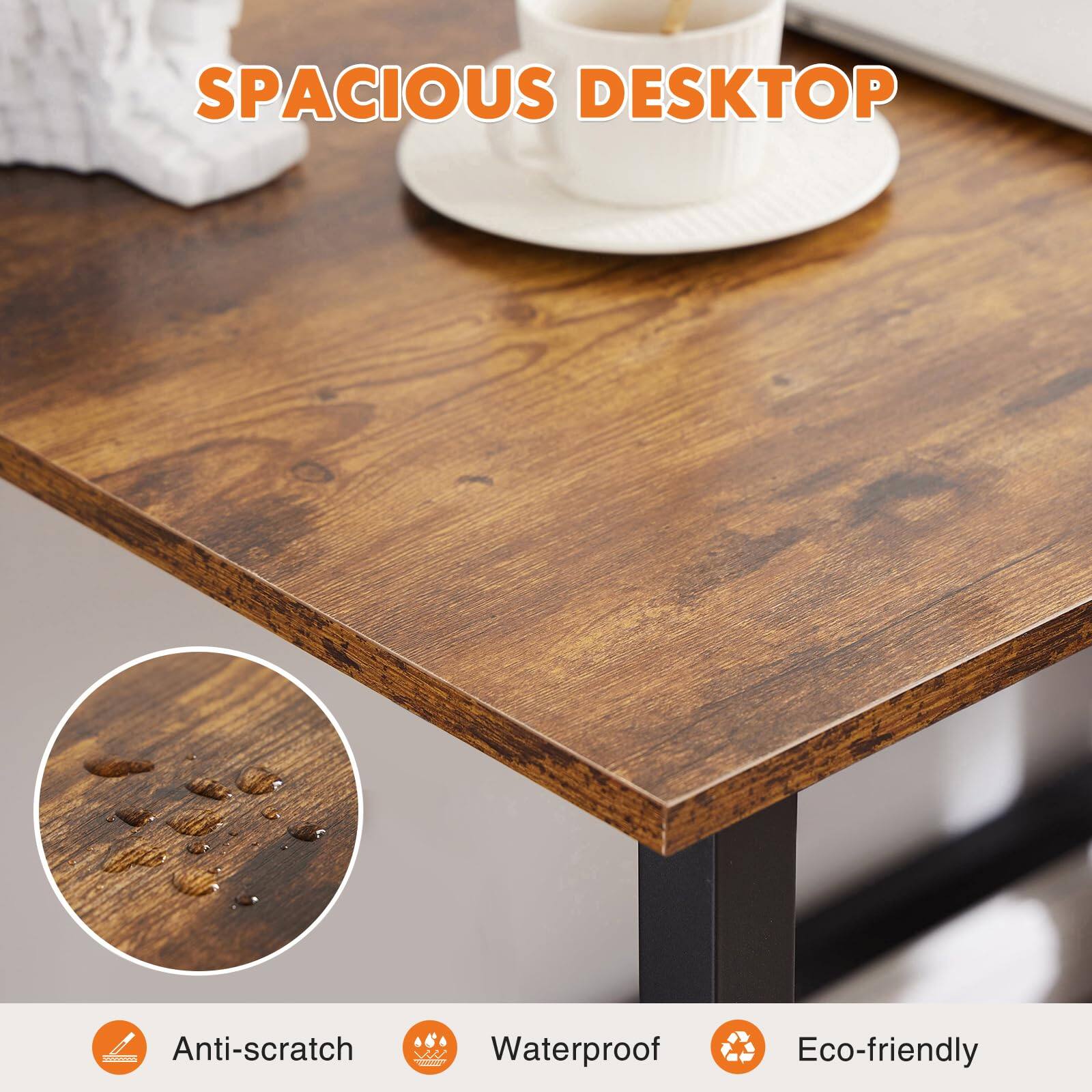 SPACIOUS DESKTOP

Anti-scratch  
Waterproof  
Eco-friendly