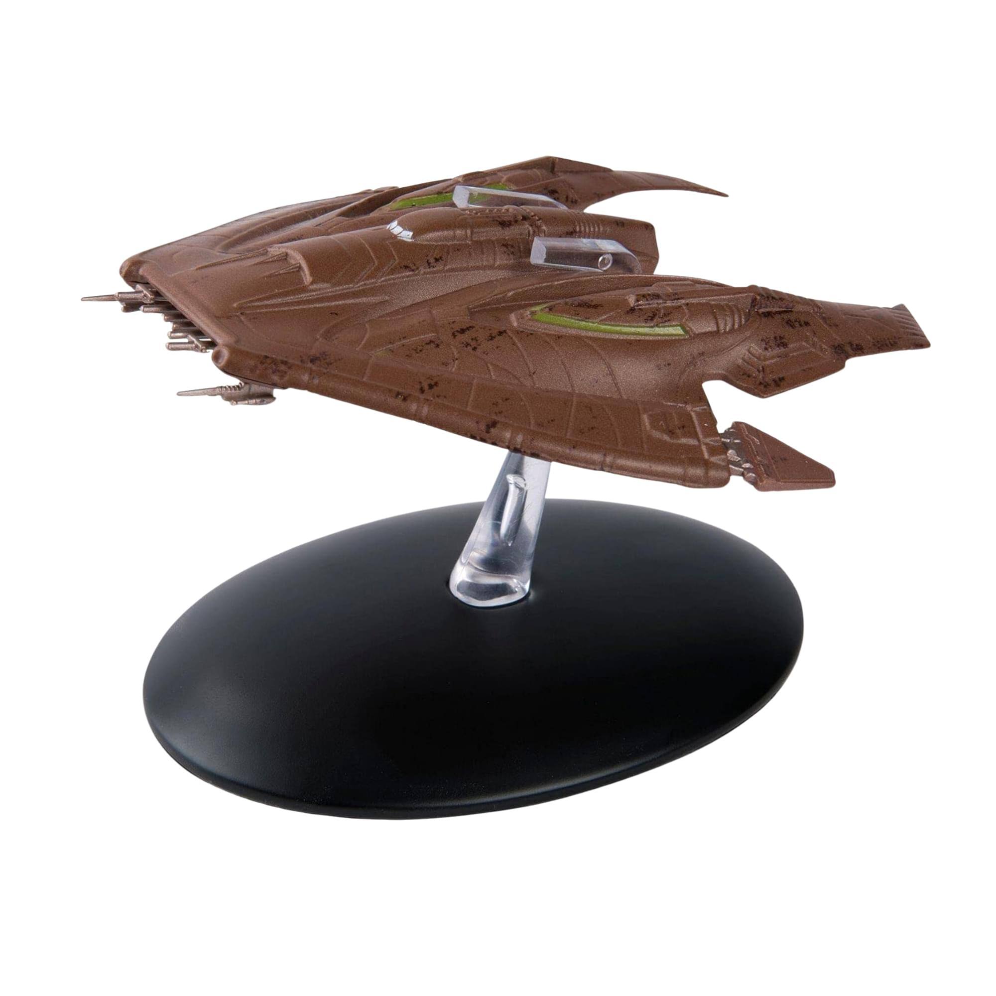 Alt View 2. Eaglemoss - Eaglemoss Star Trek Starship Replica | Nausicaan Fighter - Brown.