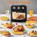 All-in-one Cooking
- Air Fry
- Bake
- Broil
- Convection Bake
- Convection Broil
- Toast
- Warm