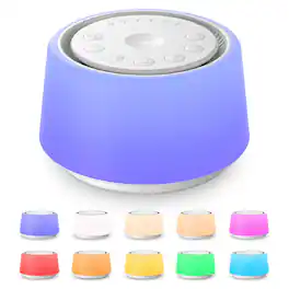 Cedar Assembly - Noise Sound Machine For Rechargeable 30 Sounds 10 Colors Night Light Sleep Adults Portable Home Travel - Default