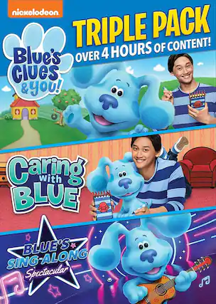 Front. Blue's Clue's And You - Triple Pack - DVD.