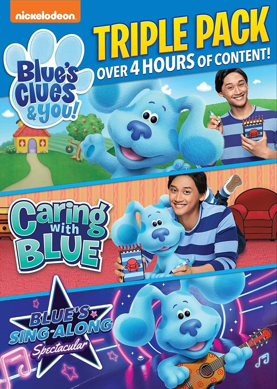 Front. Blue's Clue's And You - Triple Pack   - DVD.