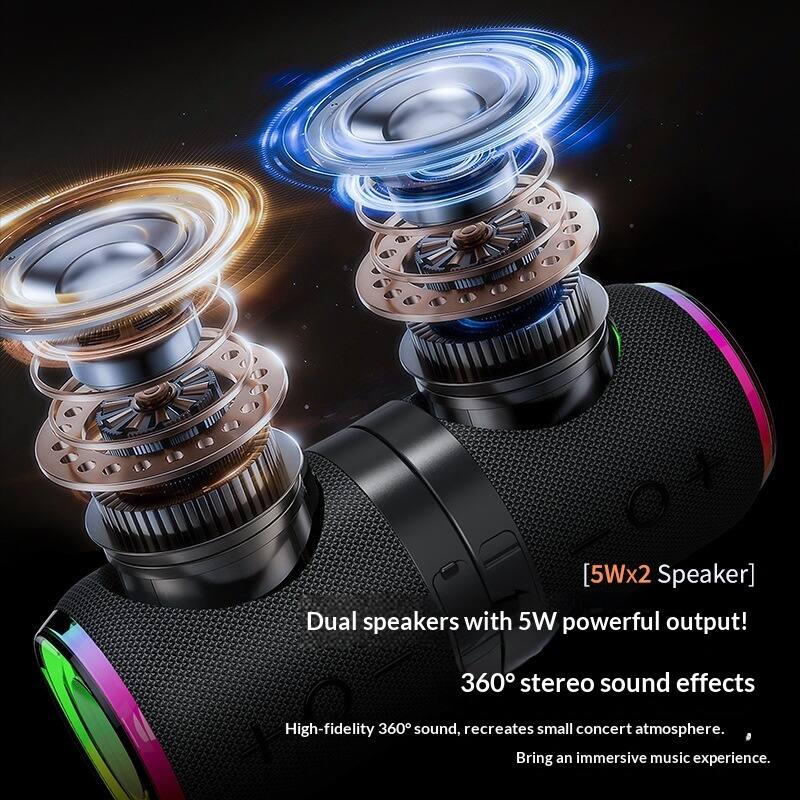 Cluzine Magnetic 2 in 1 TWS Portable Speaker Fabric Wireless Audio