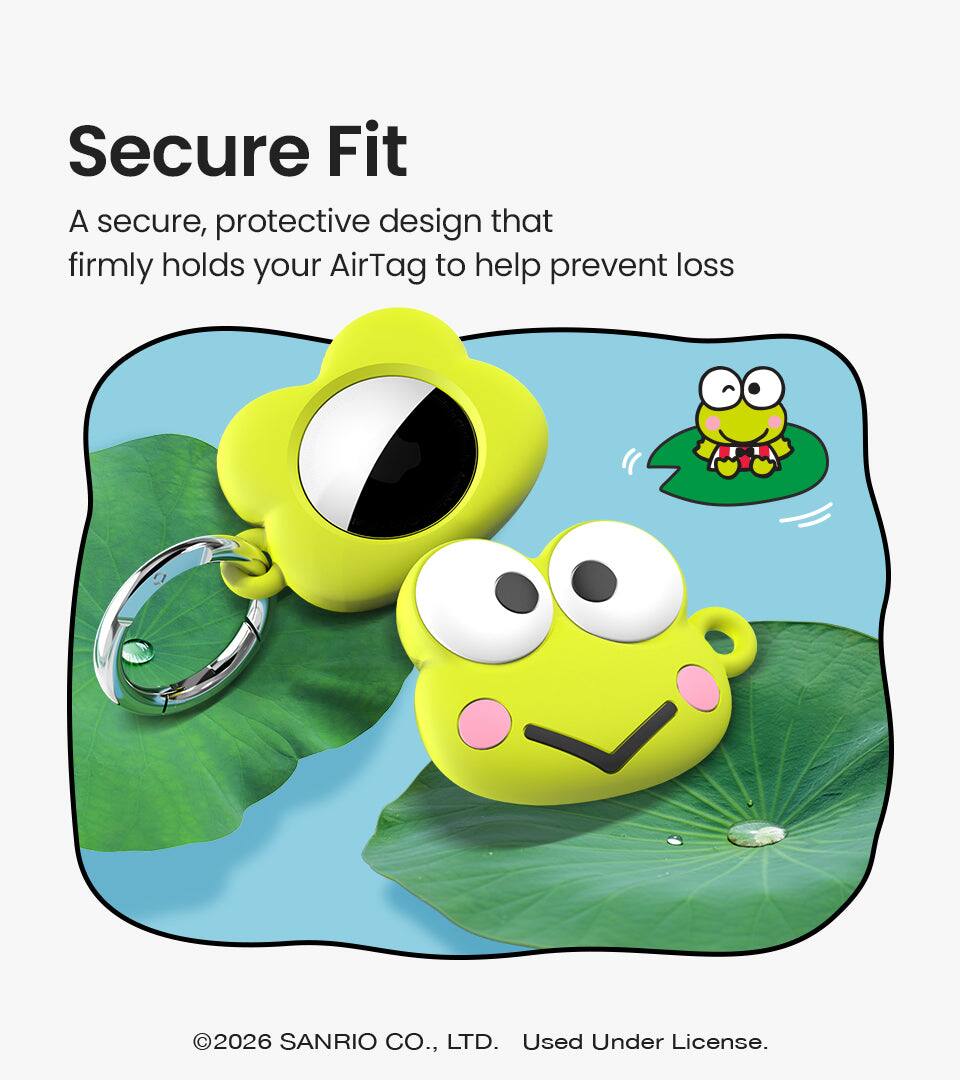 Secure Fit  
A secure, protective design that firmly holds your AirTag to help prevent loss  

©2026 SANRIO CO., LTD. Used Under License.