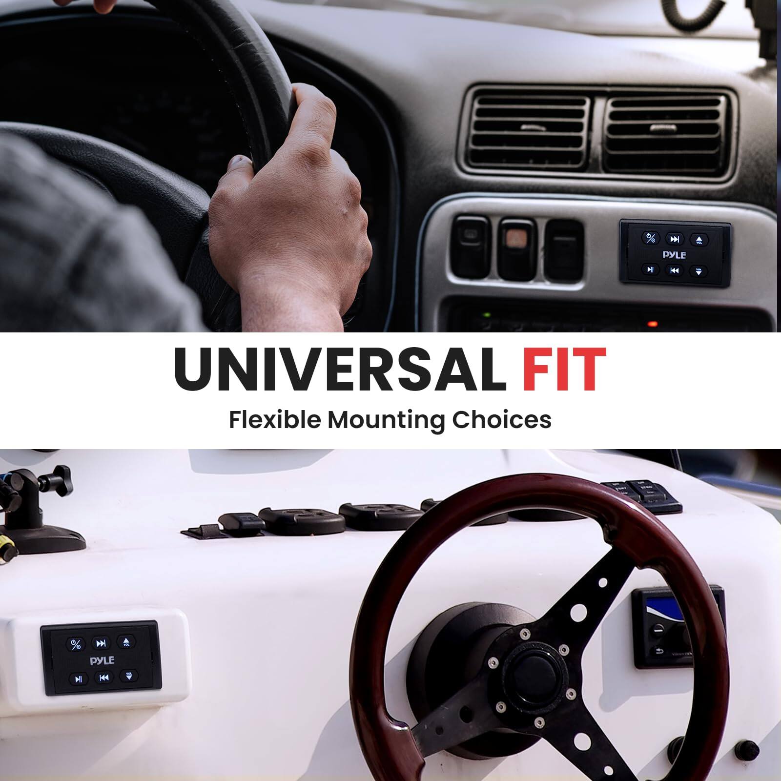 UNIVERSAL FIT  
Flexible Mounting Choices