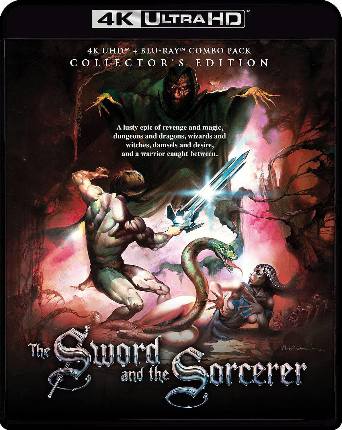 Front. The Sword and the Sorcerer   - 4K Blu-Ray.