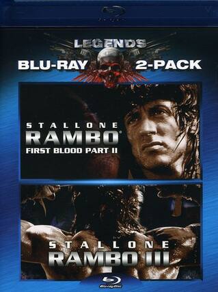 Front. Rambo: First Blood II / Rambo: First Blood III - BLU-RAY.