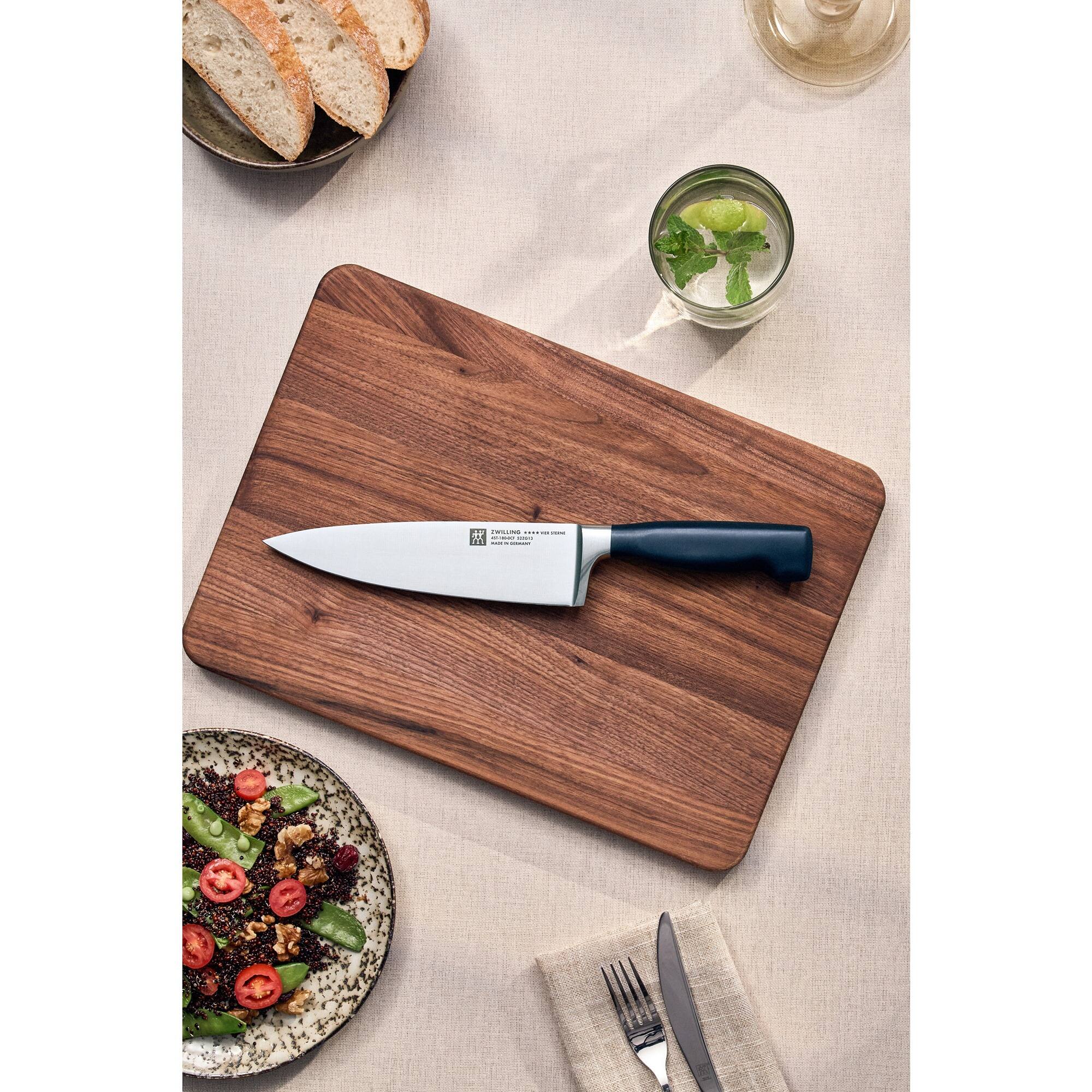 Alt View 3. ZWILLING - ZWILLING Four Star 7-inch Chef's Knife - Stainless Steel.