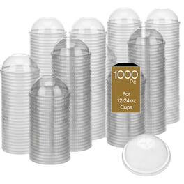 Eco Harmony Products - Cold Cup, Dome Lids for 12-24oz Cup (PET), 98mm, 1000-Pack - Clear