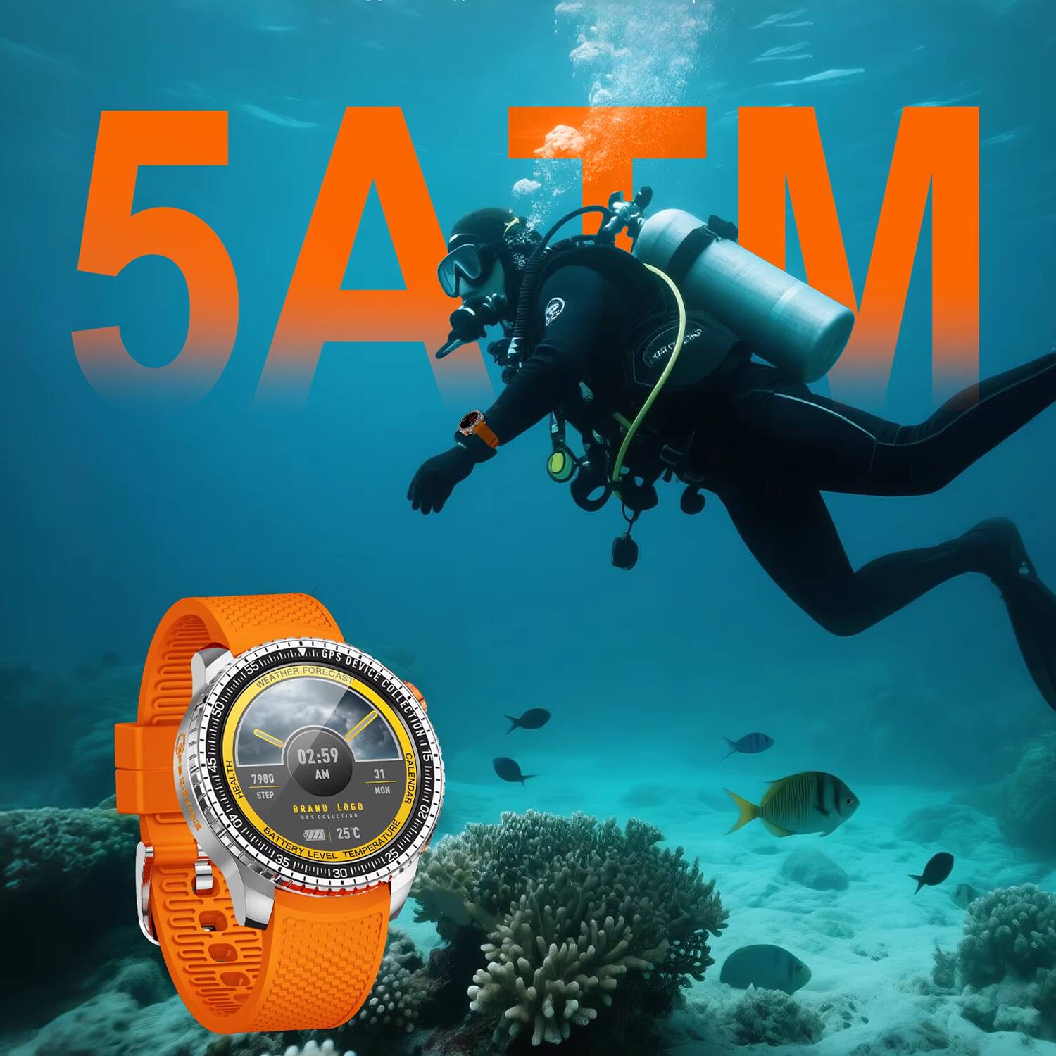 5 ATM

Nu C tfbd vils 4FS be WRATHER FG SEVIC 50mmlukul55 CLUL CoLLEcTion 45tiht 45 02:59 a NEALTH 7980 AM 21 CALENDAR Calolida STEP BRAND LOGD HOR Eartaboor EOIA 1 4D SPERRSNISS ... .... ..... PURE Dchlet SUA 25C hin_orairie BATTERY TEMPERATURE TEMPERAL  Colo 3 LEVEL ppapns 25 30 30