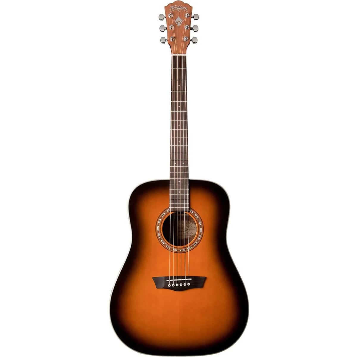 Washburn - 6 String Acoustic Guitar, Right (WD7SATB-A)