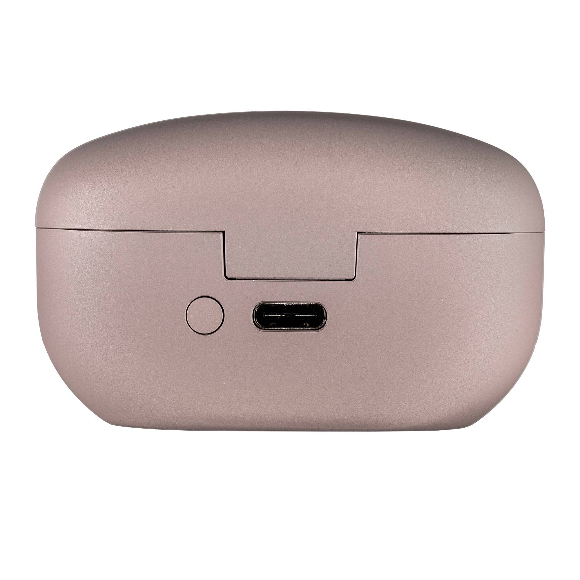 Alt View 2. Sony - Sony WF-1000XM5 True Wireless Noise-Canceling Headphones (Smoky Pink) Bundle (International Model) - Pink.