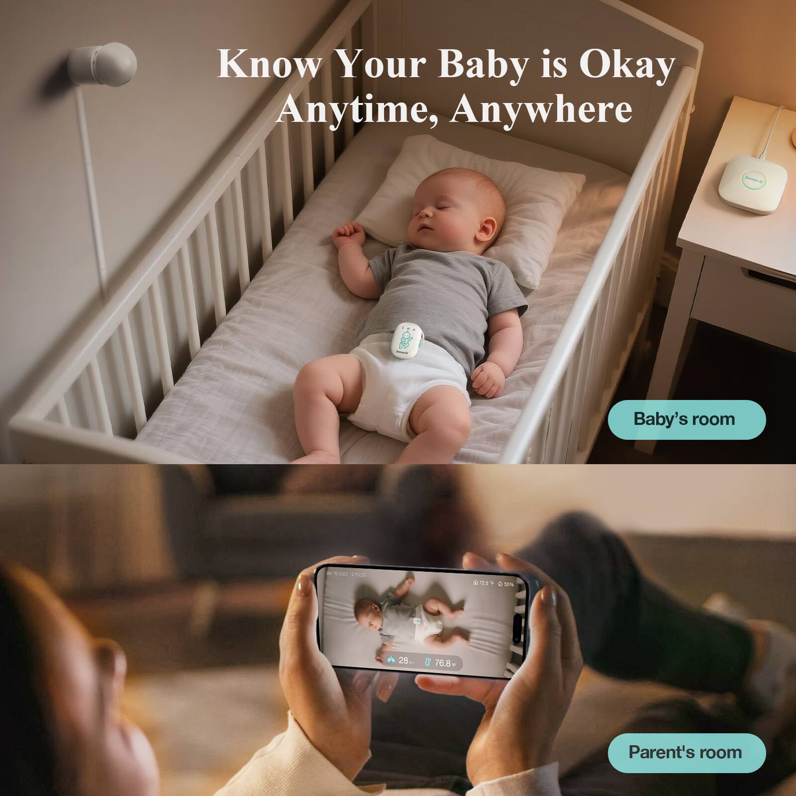 Know Your Baby is Okay Anytime, Anywhere

Baby's room

Parent's room