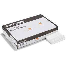 Coastwide Professional - 12-16 Gallon Trash Bag, 32" x 24", Low Density, 0.7 mil, 250 Bags/Box - Clear