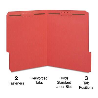 2 Reinforced Fasteners  
Holds 3 Standard Tab Letter Size Positions