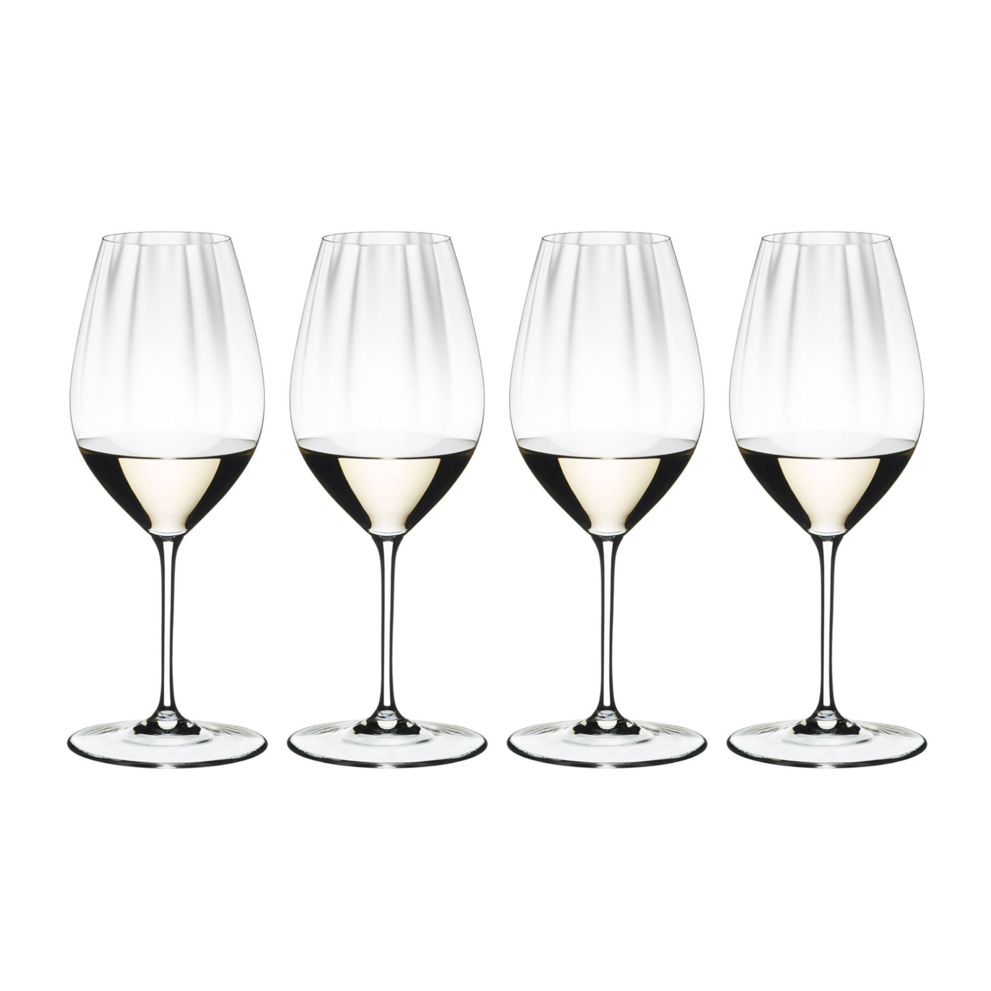 Back. Riedel - RIEDEL Performance Riesling Fruit Forward White Wine Crystal Clear Glass 4 Pack - Clear.