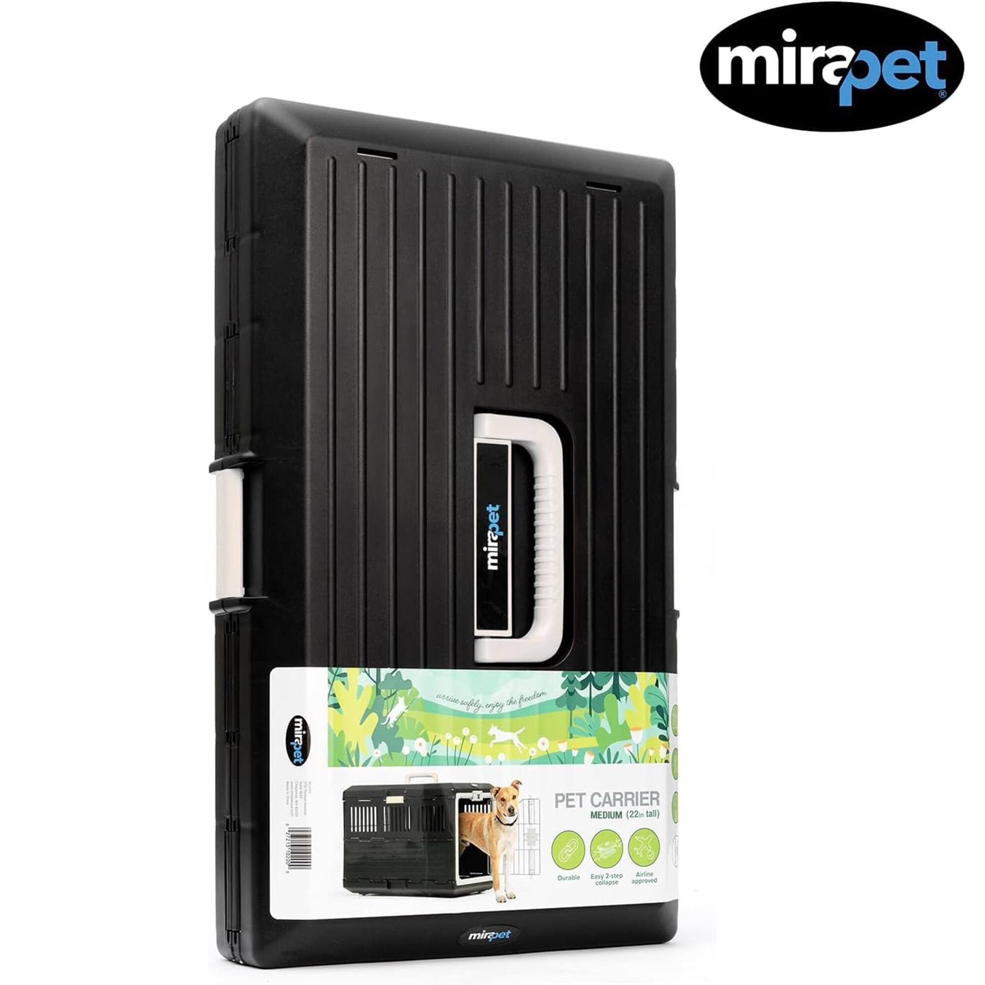 mirapet  
PET CARRIER MEDIUM 22 (all)  
Easy 2-step collapsible  
Airline approved
