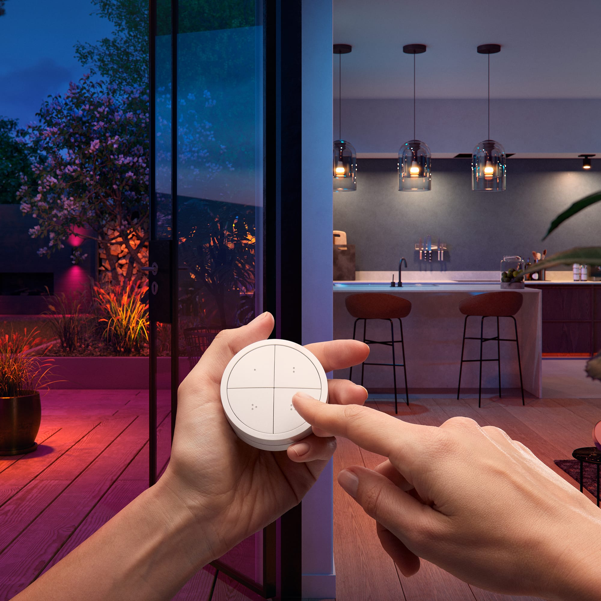 Alt View 12. Philips - Hue Tap Dial Switch - White.