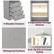 4 Wooden Drawers
2 Adjustable Storage Shelves
Waterproof Surface
Anti-tip Kits to Ensure Safety