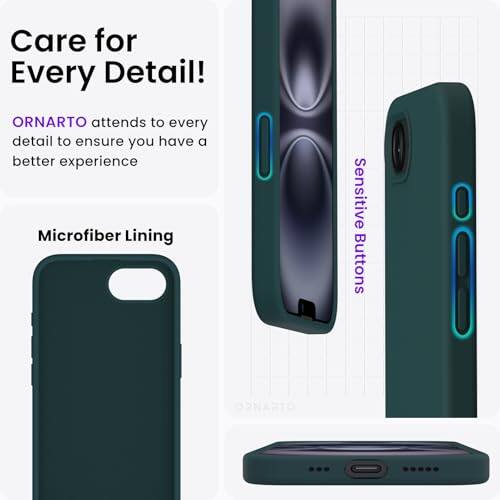 Care for Every Detail! ORNARTO attends to every detail to ensure you have a better experience. Microfiber Lining, Sensitive Buttons.