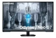 Samsung - Odyssey Neo G7 43" Mini 4K UHD 1ms AMD FreeSync Premium Pro Smart Gaming Monitor with HDR600 - Black - Front_Zoom