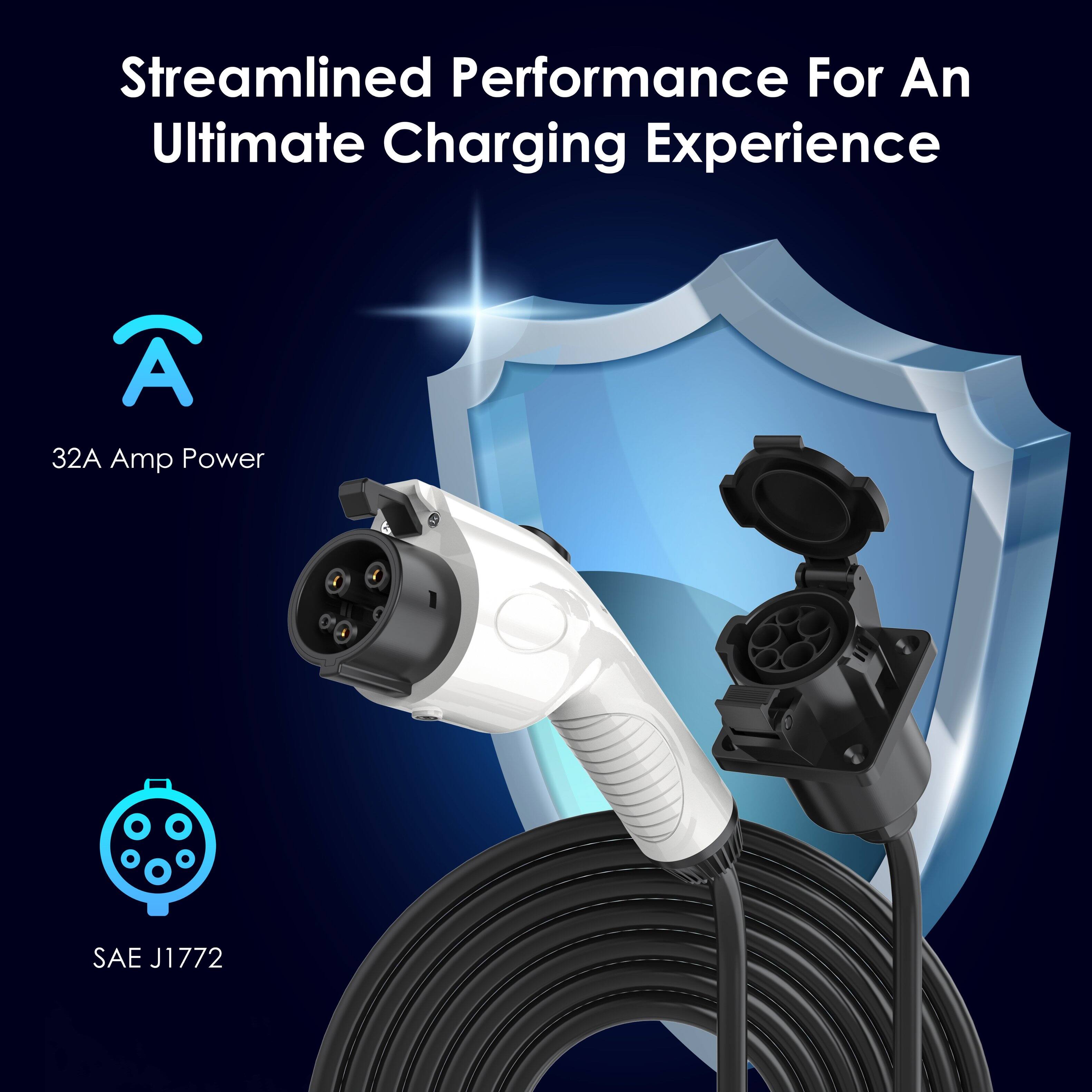 Streamlined Performance For An Ultimate Charging Experience

32A Amp Power

SAE J1772