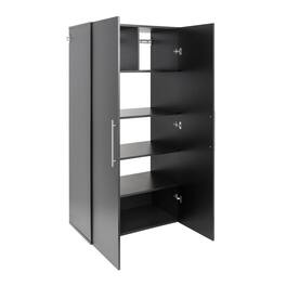 Prepac - HangUps 36" Large Storage Cabinet - Black