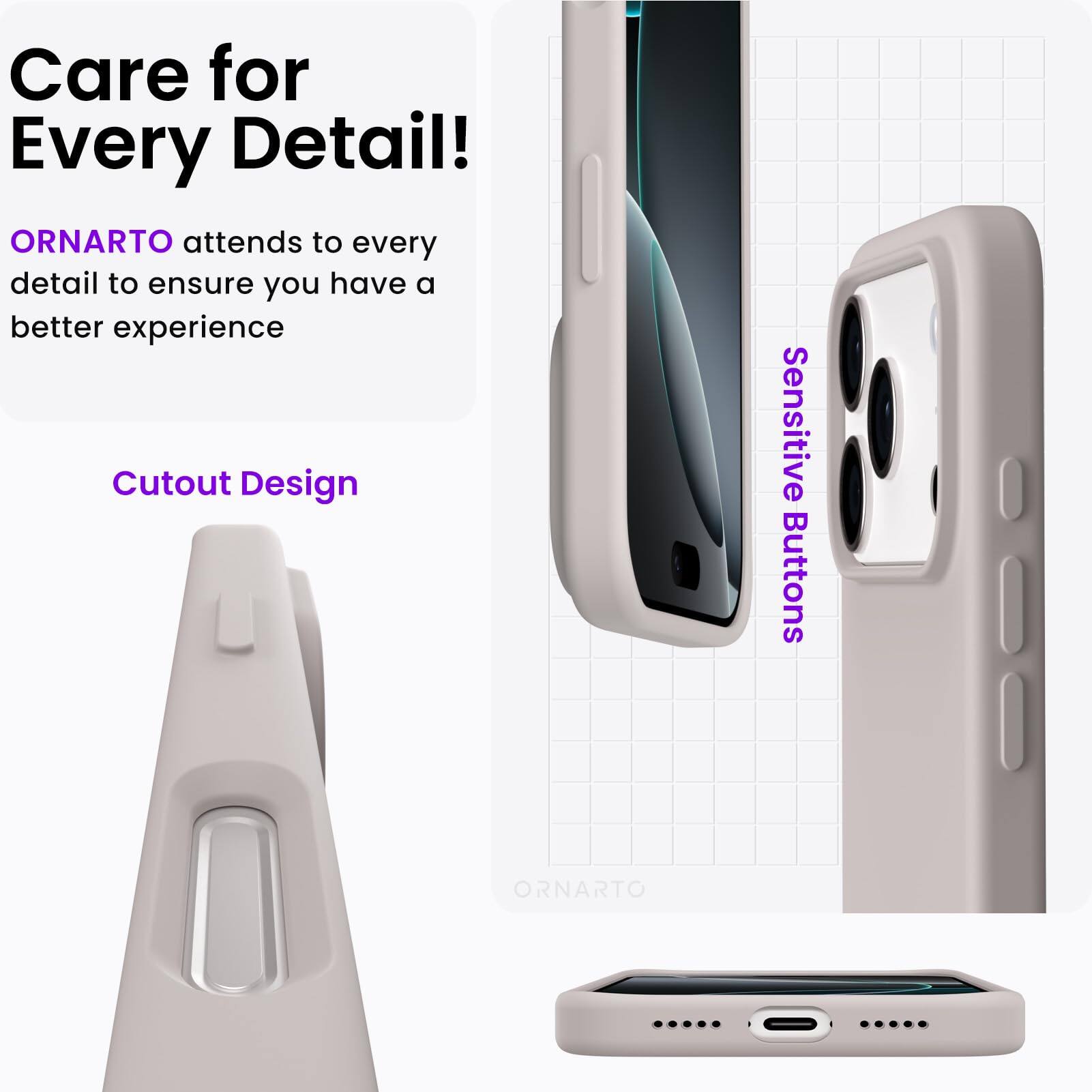 Care for Every Detail!

ORNARTO attends to every detail to ensure you have a better experience

Cutout Design

Sensitive Buttons