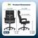 Serta Product Dimensions:
* Width: 27.75"
* Depth: 30.25"
* Back Height: 29"
* Seat Depth: 20.25"
* Inner Seat Width: 22.5"
* Weight Capacity: 350 lb.
* Chair Height Max: 49"
* Chair Height Min: 46"
* Seat Height Max: 22.75"
* Seat Height Min: 19.75"