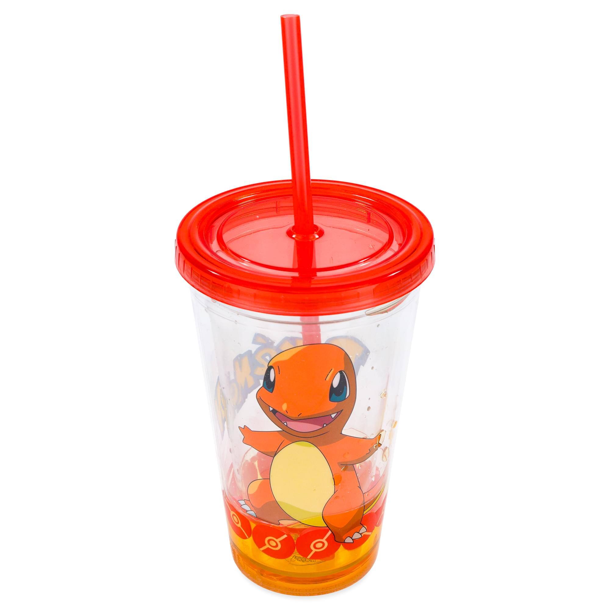 Alt View 10. Pokémon - Pokemon Charmander 18oz Carnival Cup w/ Floating Confetti Pokeballs - Orange.