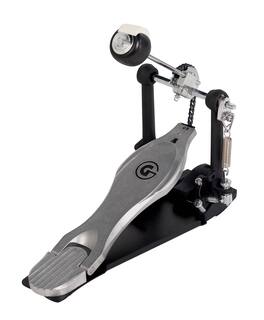 Gibraltar Hardware - Chain Drive Bass Drum Pedal, with Single Chain Mechanism, G Style Fast Touch Footboard, Dual Surface Weighted Beater