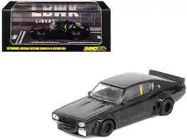 Nissan Skyline 2000 GT-R (KPGC110) RHD (Right Hand Drive) "LB-Works" 1/64 Diecast Model Car by Inno Models - Black