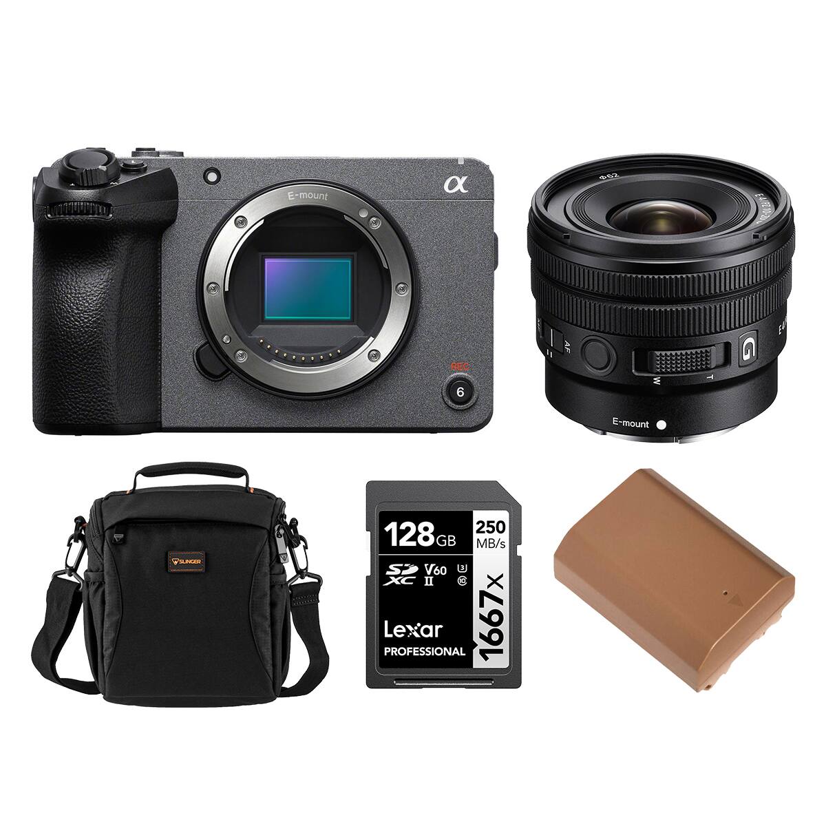 E-mount

a
62
3
REC 6
w
E-mount
SUNGER
250 128GB GB MB/s SD V60 U XC II  Lexar PROFESSIONAL 1667x