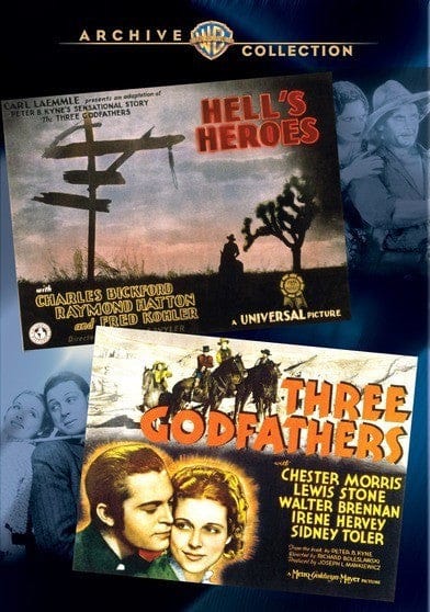 WAC Double Features: Hell's Heroes /Three Godfathers - DVD