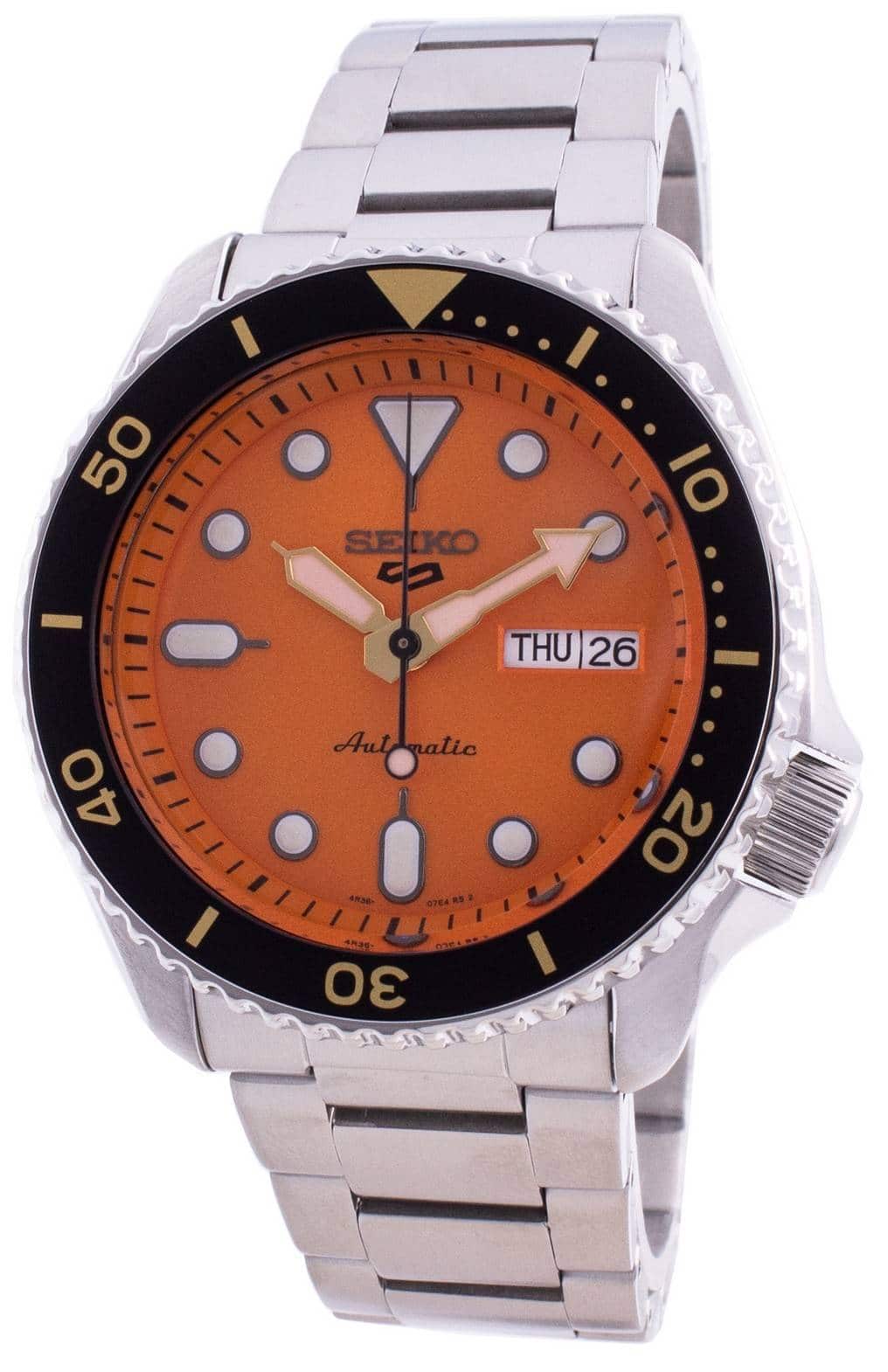 Seiko - Sports Style Automatic SRPD59 SRPD59K1 SRPD59K 100M Men's Watch - Orange price history on PriceWatchPro