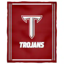 Vive La Fete - Troy University Trojans 36'' x 48'' Children's Mascot Plush Blanket - Multicolor