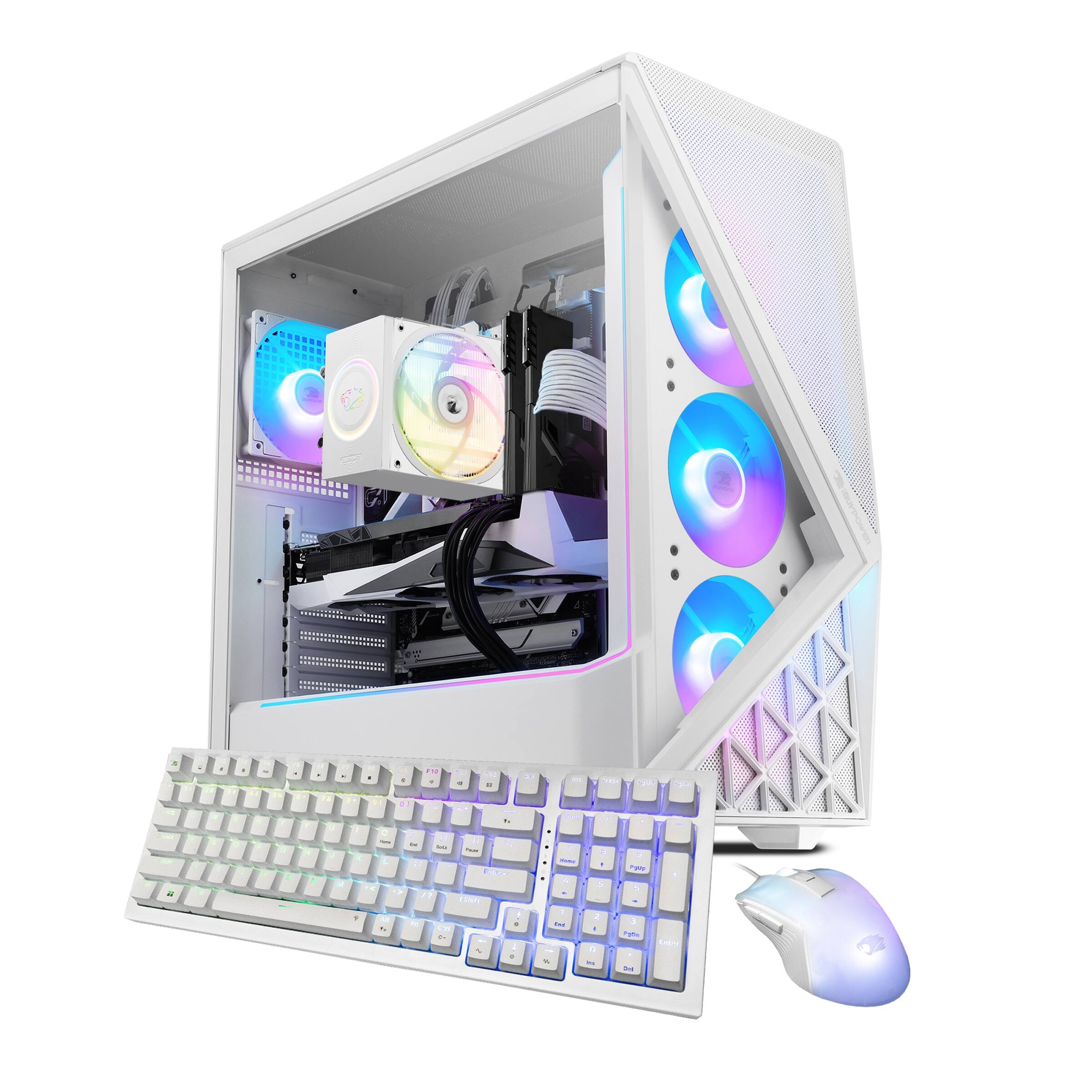 iBUYPOWER - Slate Gaming Desktop PC - Intel Core Ultra 9 285, NVIDIA GeForce RTX 5070 12GB, 32GB DDR5 RAM, 2TB NVMe SSD_SWI9N5703 - White price history on PriceWatchPro