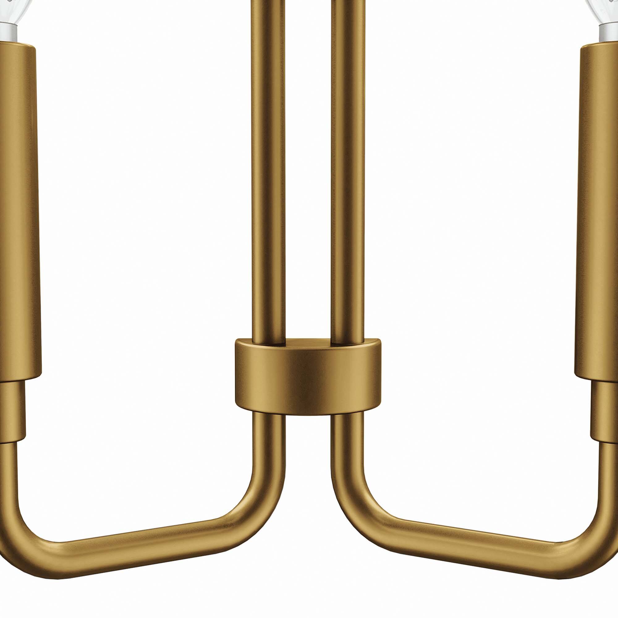 Alt View 5. Modway - Rekindle 2-Light Wall Sconce by Modway - Satin Brass.
