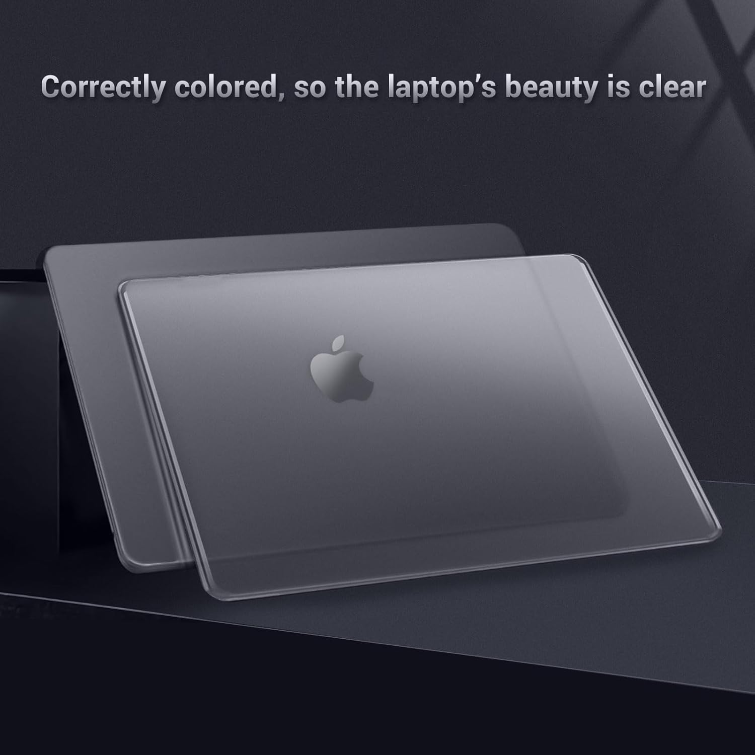 Correctly colored, so the laptop's beauty is clear