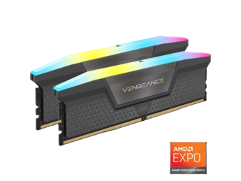 CORSAIR Vengeance RGB 32GB (2 x 16GB) 288 Pin PC RAM DDR5 6000 CORSAIR Vengeance RGB 32GB (2 x 16GB) 288 Pin PC RAM DDR5 6000