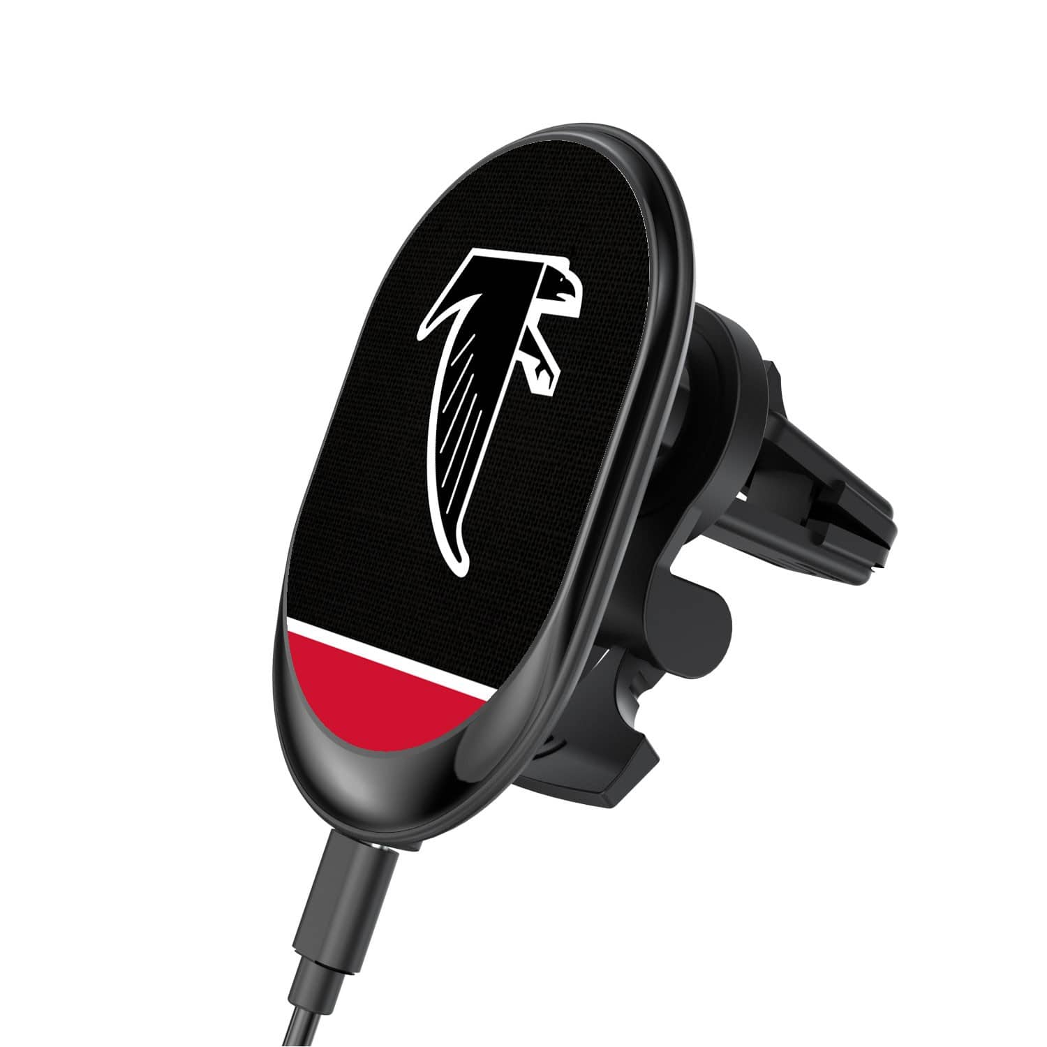Keyscaper - Atlanta Falcons Throwback Wireless Magnetic Car Charger - Multicolor