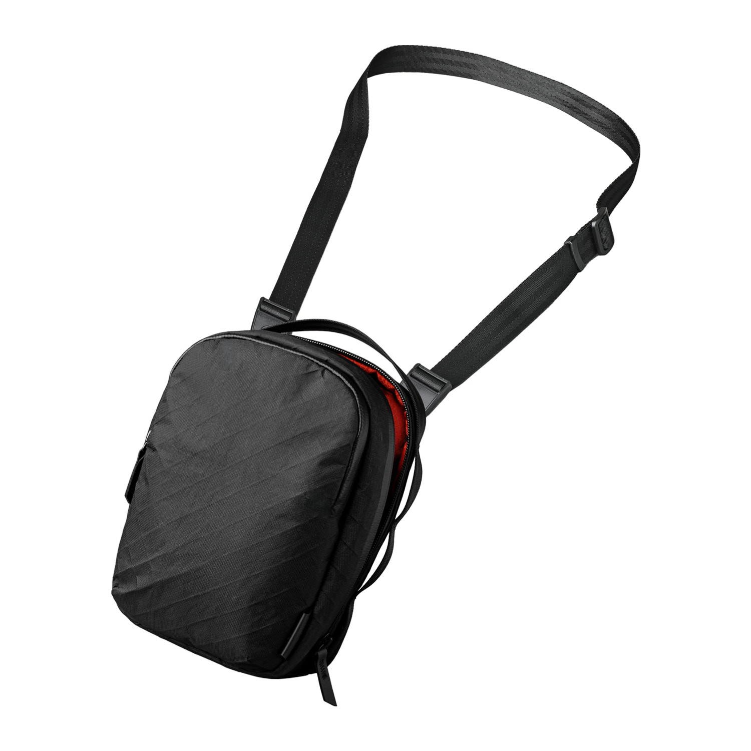 ALPAKA - Metro Sling V2 1.5L Crossbody Sling Bag, Travel EDC Shoulder Bag, 6 Sleeves, YKK AquaGuard Zippers - Black Ultradyne 100D