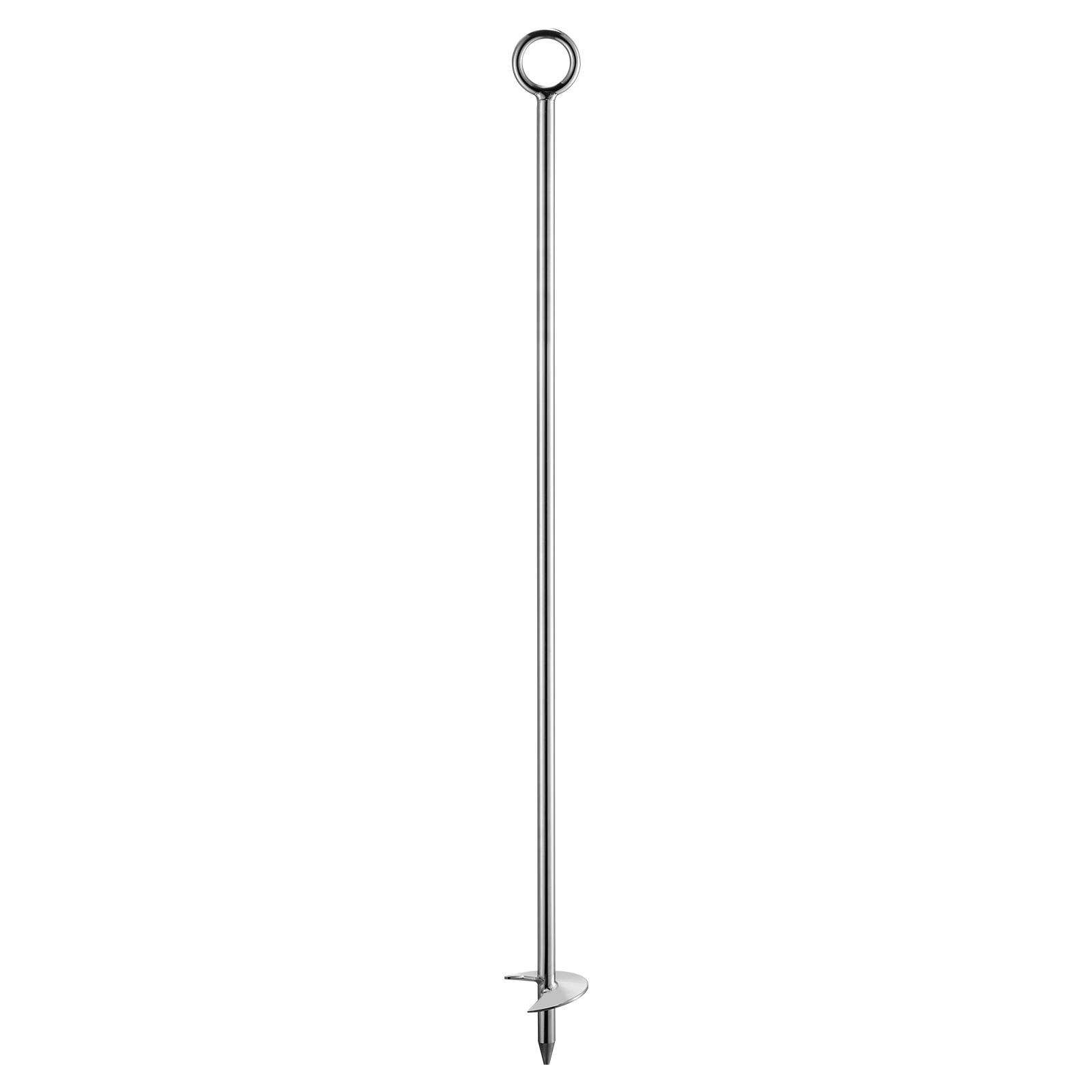 Alt View 5. VEVOR - Sand Anchor, 36 in Stainless Steel Beach Anchor, Screw in Sand Boat Anchors with Spiral Blade, Shallow Water Boat Auger - Black + Blue.