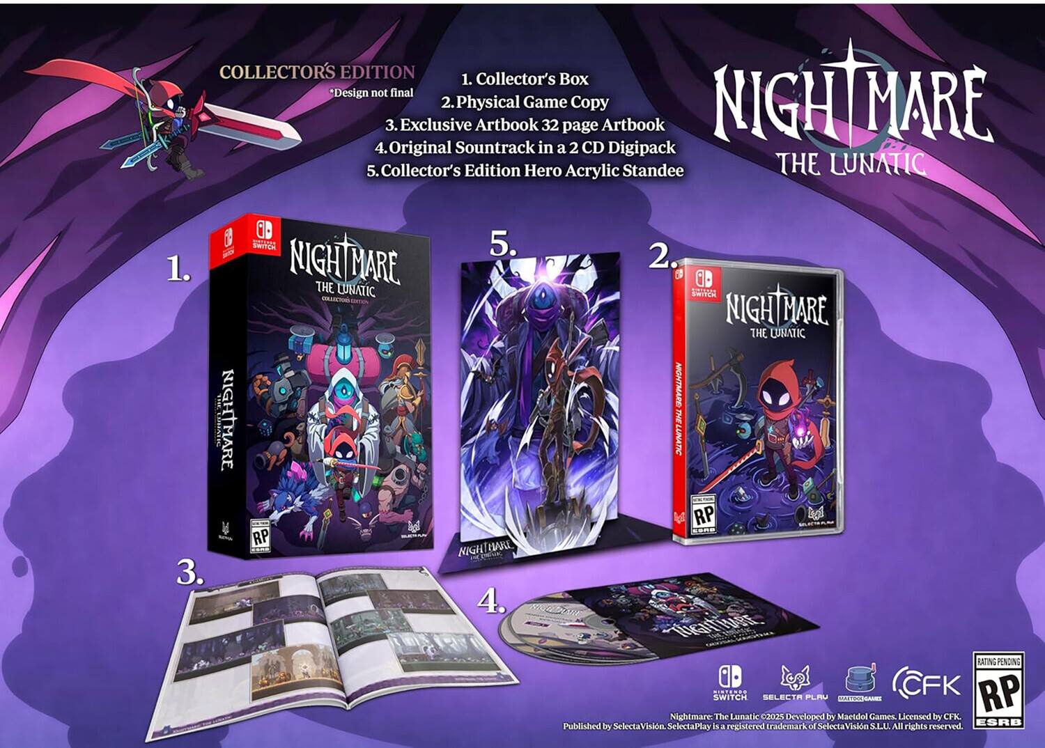Nightmare: The Lunatic Collector's Edition for Nintendo Switch ...