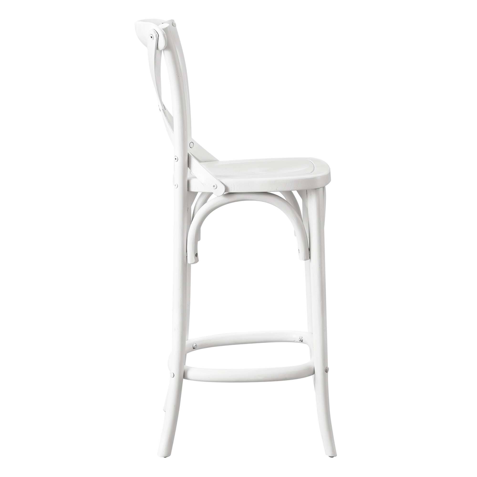Alt View 2. Modway - Gear Counter Stool by Modway - White.