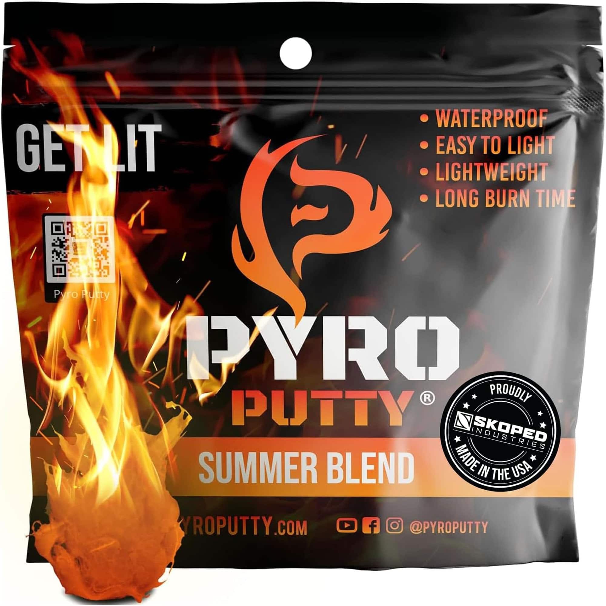 Phone Skope - Pyro Putty Single Use - 10 Pack - Summer - Orange