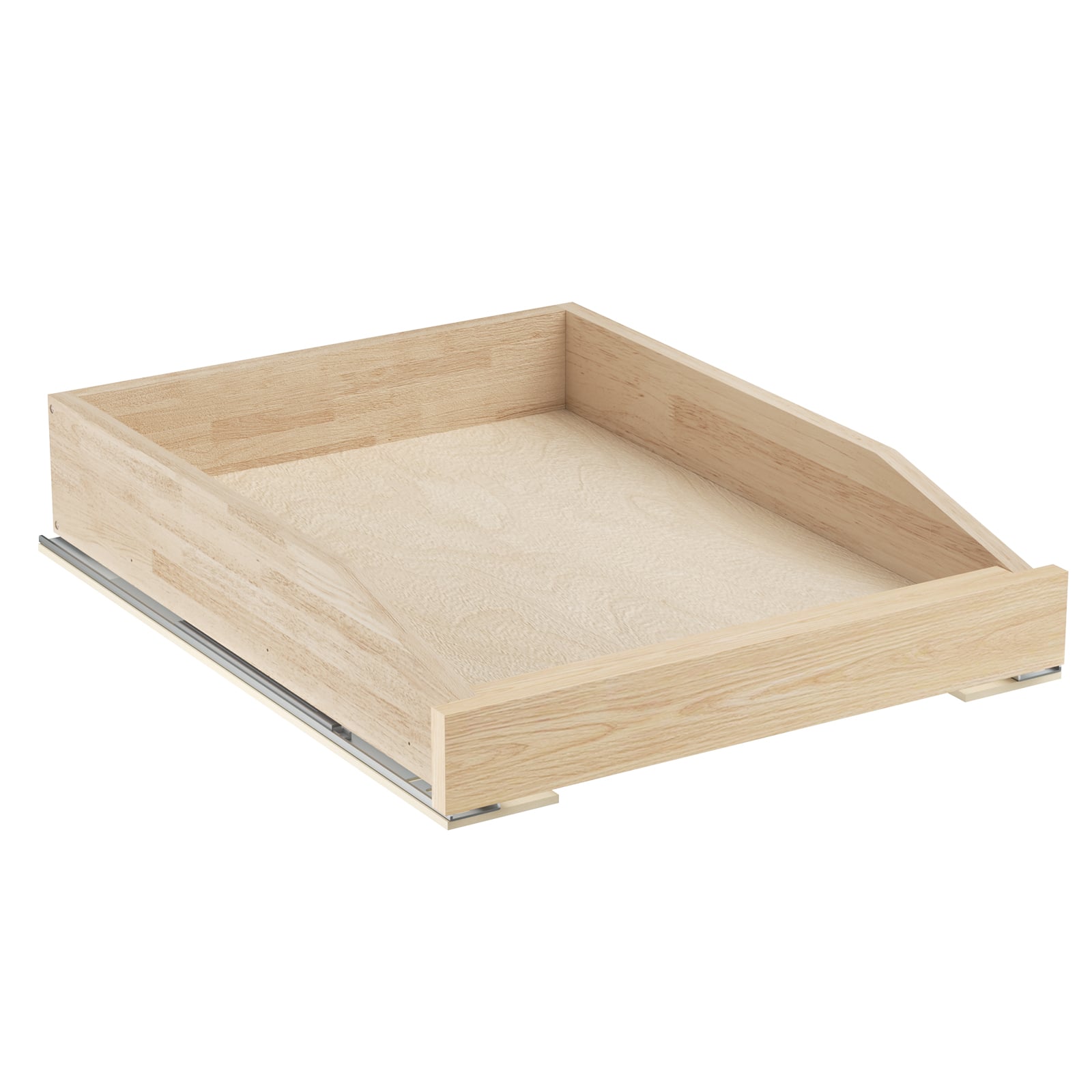 LOVMOR - Pull Out Cabinet Organizer with Soft Close 16.5-W x 21-in D Cabinet Drawers Slide Out for Kitchen Base Cabinet - Wood