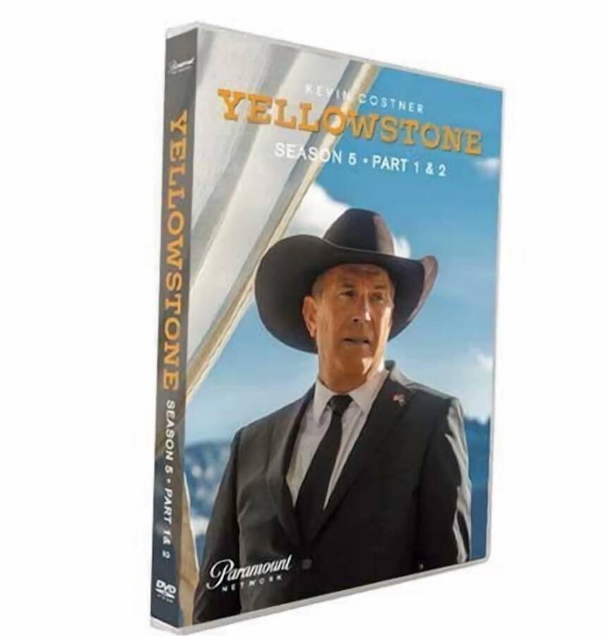 Left. Yellowstone Season 5 Complete Part 1 and 2 DVD.